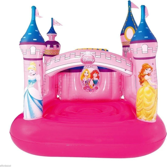 Disney Şişme Renkli Prensesler Zıplama Oyun Havuzu