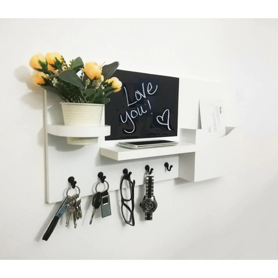 Ella Home DS019 El Yapımı Ahşap Çok Amaçlı Antre Duvar Askı Fiyatı