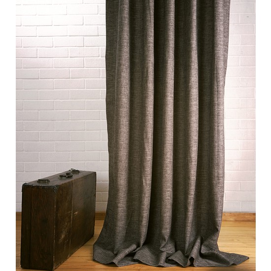 Massarelli Fon Perde Keten Açık Kahve Pilesiz 60 x 260 cm Fiyatı