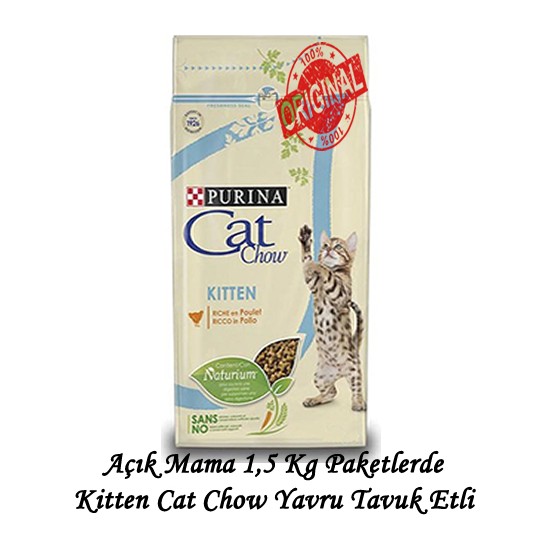 Purina Cat Chow Kitten Yavru Kedi Maması 1,5 kg (Açık) Fiyatı