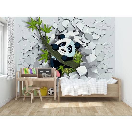 Moda Duvar Panda 3D Çocuk Odası Vinil Duvar Kağıdı 100 x 100 Fiyatı Moda Duvar Panda 3D Çocuk Odası Vinil Duvar Kağıdı 100 x 100 Fiyatı