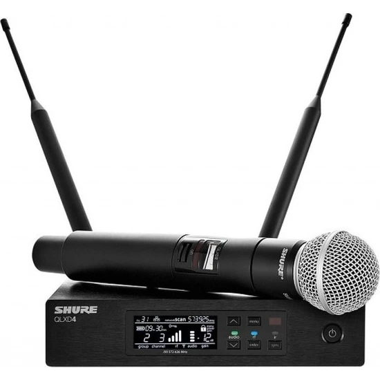 Shure QLXD24/SM58 El Tipi Telsiz Mikrofon Seti