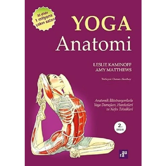 Aura Kitapları Yoga Anatomi - Leslie Kaminoff