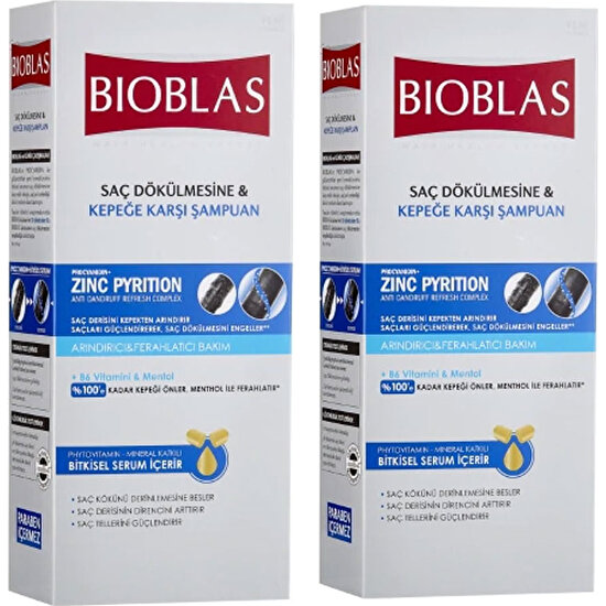 Bioblas Procyanidin Saç Dökülmesine & Kepeğe Karşı Şampuan 360 ml 2 Paket