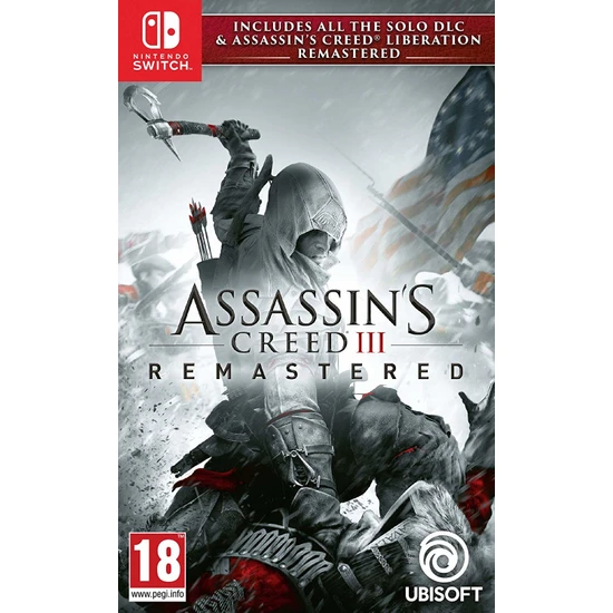 Asassins Creed 3 Remastered + Assassins Creed Liberation Remastered Dlc Switch Oyun