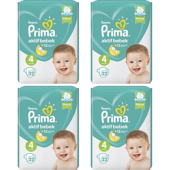 Prima 4 Numara 22 X 4 = 88� li Bebek Bezi 914 kg Fiyatı