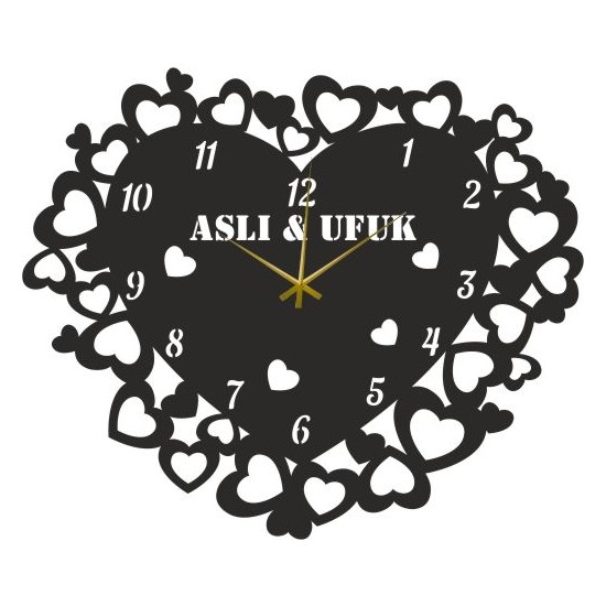 Hediyelikevi Ahşap Isimli Lişiye Özel Kalpli Duvar Saati Fiyatı Hediyelikevi Ahşap Isimli Lişiye Özel Kalpli Duvar Saati Fiyatı