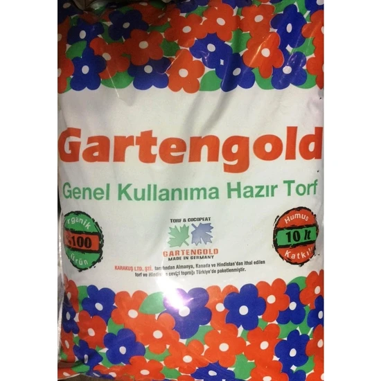 Gartengold Genel Kullanım Torf Organik 10 lt