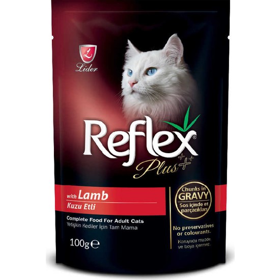Reflex Plus Pouch Kuzu Etli Yetişkin Yaş Mama Kedi Fiyatı