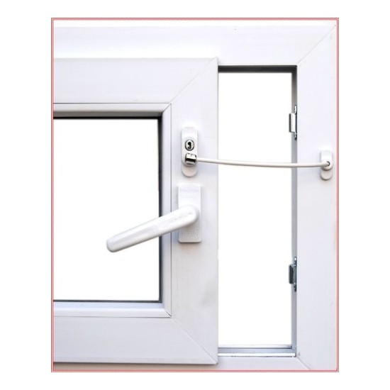 Kidmix Pvc Kapı Pencere Emniyet Kilidi Çelik - 6 Adet