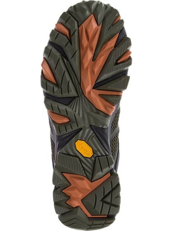 Merrell Moab FST 2 Mid GTX Gore-Tex Black Orange Men Outdoors Shoes J77485