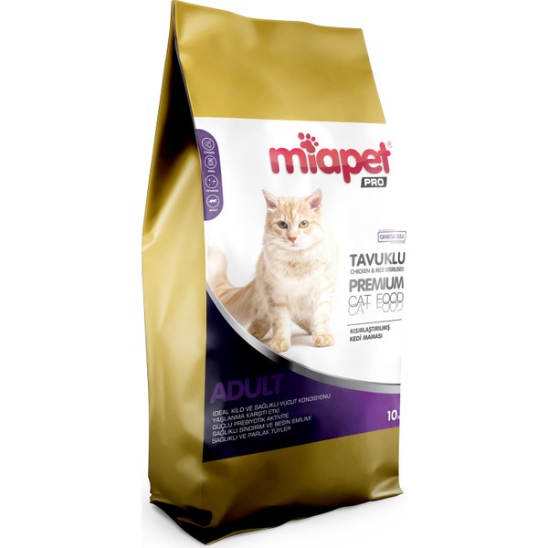 Miapet Pro Tavuklu Kısırlaştırılmış Kedi Maması 10 KG Fiyatları