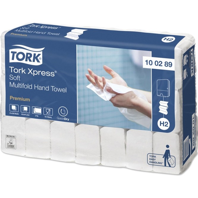 Tork Xpress® Z Katlı Havlu Premium 150 Yaprak x 21 Paket