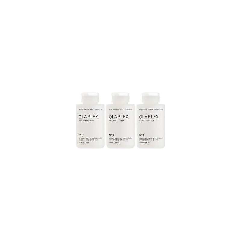 OLAPLEX Hair Perfector No.3 100 ml x 3 Tüm Saçlar İçin Güçlendirici Vegan Saç Bakım Ürünü