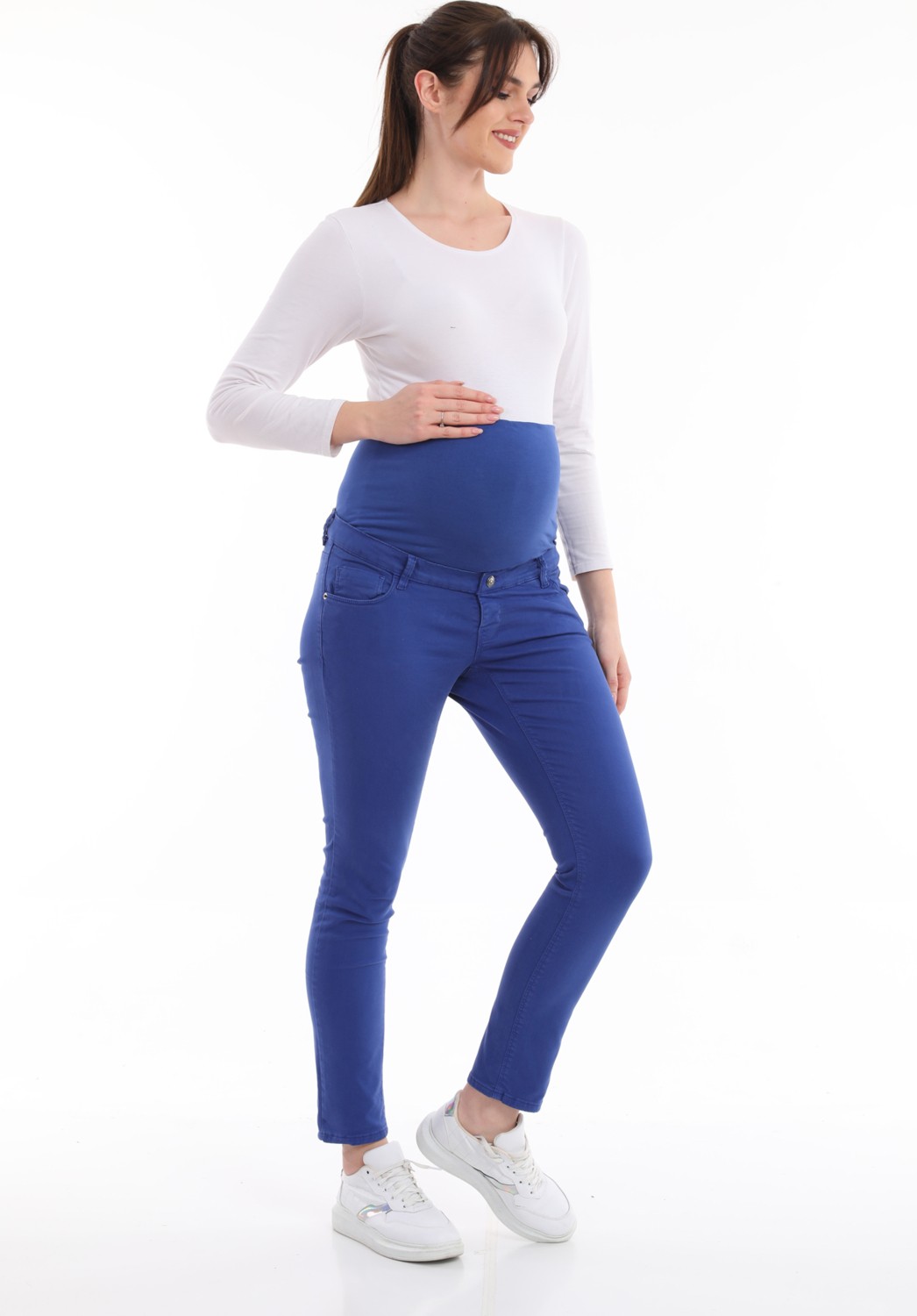 Meghan L.A Hamile Kot Pantolon görsel 3