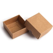 No Name Kraft Demonte Dikdörtgen Kutu 7X7X3 cm (25'li)