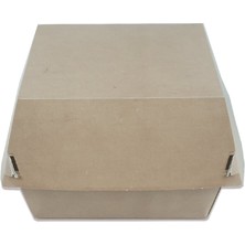 Ecen Plast Hamburger Ara Boy 11X12X8 cm Kraft 100 Adetli