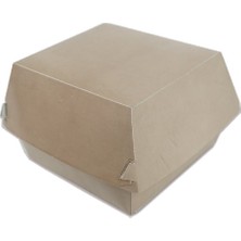 Ecen Plast Hamburger Ara Boy 11X12X8 cm Kraft 100 Adetli