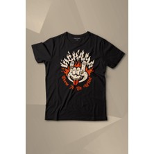 Kendim Seçtim Born To Be Wild Rock And Roll Music Müzik Baskılı Çocuk T-Shirt