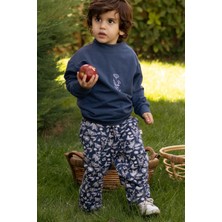 Little Gusto Bebek Eşofman Takımı Lacivert Organik Pamuk