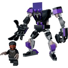 LEGO Marvel Black Panther Robot Zırhı 76204 # Süper Kahraman Seven Çocuklar İçin Koleksiyonluk Robot Zırh ve Minifigür İçeren Yaratıcı Oyuncak Yapım Seti (124 Parça)