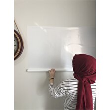 Tutunabilir Kağıt 2 Tane Beyaz Tahta Akıllı Kağıt Tahta 100X120 cm Yazı Tahtası + Kalem