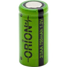 Orion 1.2V Ni-Mh 2/3AA 750MAH Şarj Edilebilir Pil