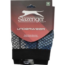 Slazenger HEEL Erkek Boxer Beyaz / Mavi