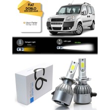 C6 Fiat Doblo Uzun Far LED Xenon Şimşek Etkili 2000-2010 Arası