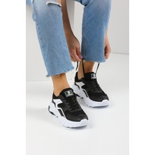 Eformoda Siyah Beyaz Kadın Sneaker 0150