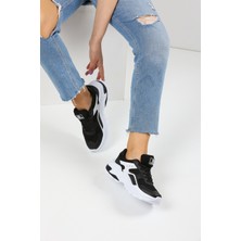Eformoda Siyah Beyaz Kadın Sneaker 0150