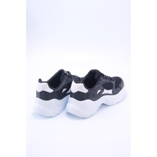 Eformoda Siyah Beyaz Kadın Sneaker 0152