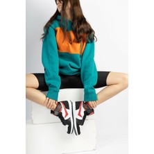 Eformoda Siyah Kırmızı Kadın Sneaker 8070