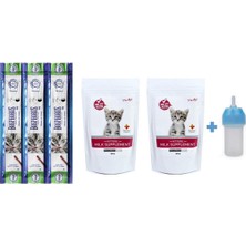 Maxisol Yavru Kedi Süt Tozu 2 Adet + Biberon 60 ml + Bosphorus Stick Ödül