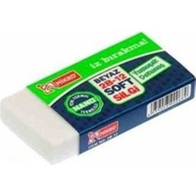 Mikro Soft 2B-12 Beyaz Silgi 2 Adet