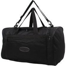 Bagacar Küçük Boy Siyah Omuz Askılı Spor ve Seyahat Çantası