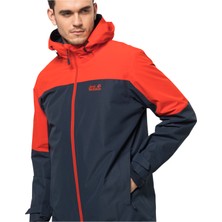 Jack Wolfskin Glaabach 3in1 Jkt M Turuncu Erkek Mont 1115291-3017