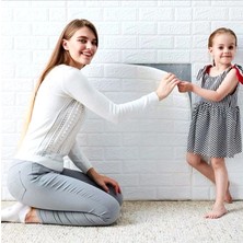 Renkli Duvarlar Beyaz Balkon Duvar Kaplama 6,5mm Kendinden Yapışkanlı Panel