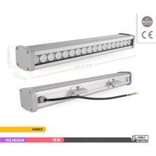 Ack 18W LED Wallwasher Amber Işık 480MM