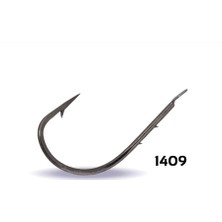 Youvella 1409 Kısa Gövde Tırnaklı Olta Iğnesi 100'LÜ Kutu Black Nikel 1 No