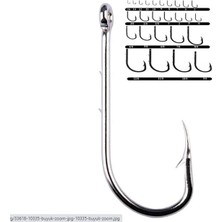 Youvella 1466 Delikli Tırnaklı Papağan Olta Iğnesi 100'LÜ Kutu Nikel