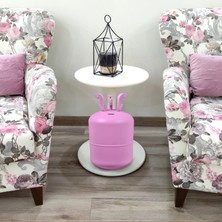 Dekoratif Metal Tüp Kumbara Boy 42 cm En 26 cm Pembe Renk