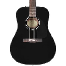 Fender CD-60 Dreadnought Ceviz Klavye Black Akustik Gitar