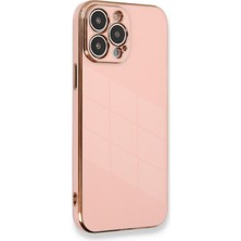 Microsonic Apple iPhone 13 Pro Max Kılıf Olive Plated Pembe