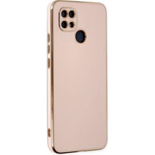 Microsonic Xiaomi Redmi 9c Kılıf Olive Plated Pembe