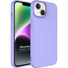 Microsonic Apple iPhone 14 Kılıf Groovy Soft Lila