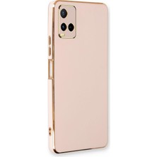 Microsonic Vivo Y33S Kılıf Olive Plated Pembe