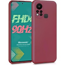 Microsonic Matte Silicone Infinix Hot 11S Kılıf Mor