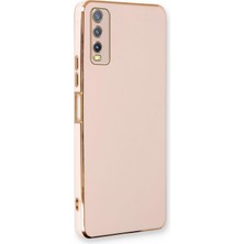 Microsonic Vivo Y20S Kılıf Olive Plated Pembe