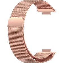 Microsonic Huawei Watch Fit 2 Milanese Loop Kordon Rose Gold